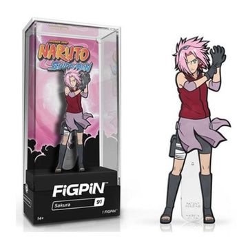Naruto Shippuden Sakura FiGPiN #91 | Classic Enamel Pin - BUCKET POPCORN
